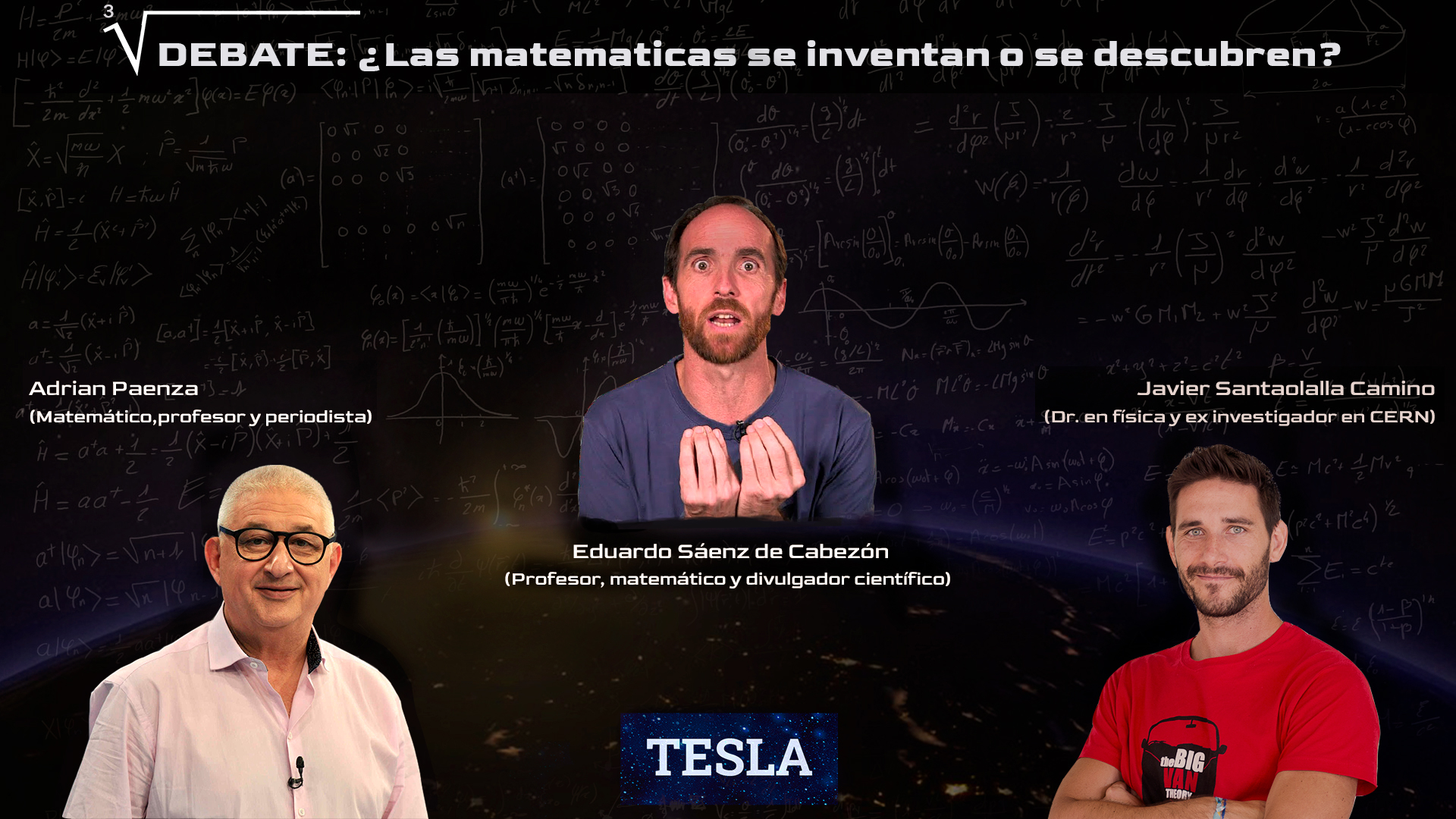 banner evento 'las matematicas se crean o se descubren'